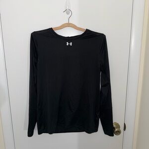 Under Armour Tech Team Long Sleeve - Black - Size Medium